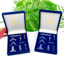 Custom Charm Pendants Square Level Plumb Masonic Gold Jewels